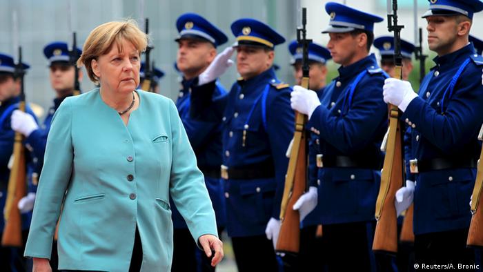 Angela Merkels Ankunft in Sarajevo (Foto: Reuters)