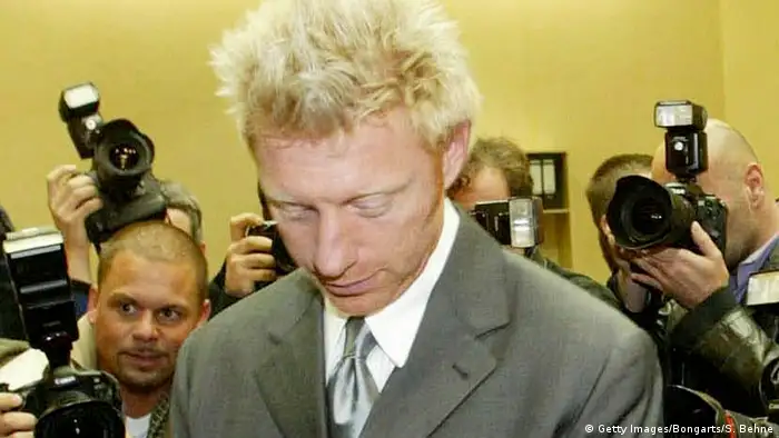 Boris Becker en un juicio en 2002.