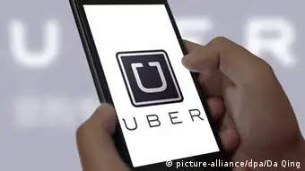 China Taxi App Uber auf Smartphone