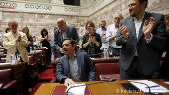 Griechenland EU Ministerpräsident Alexis Tsipras Parlament in Athen