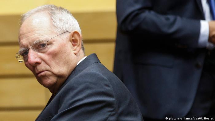 Brüssel Finanzministertreffen Wolfgang Schäuble