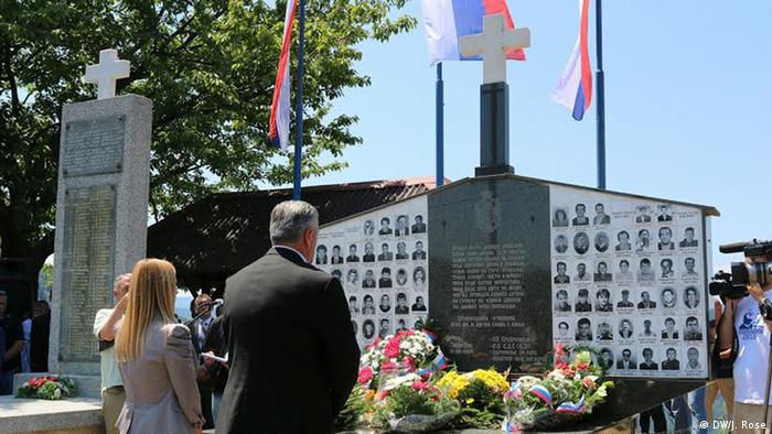 Zalazje Gedenkfeier Srebrenica Biljana Rakic