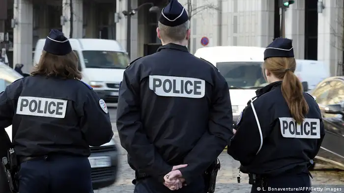 Frankreich Polizei in Paris