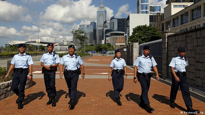 China Hongkong Polizisten
