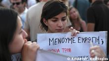 Griechenland Demonstration in Athen