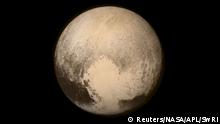 Aufnahme von Pluto durch Raumsonde New Horizons