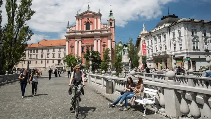Ljubljana Stadtansicht 