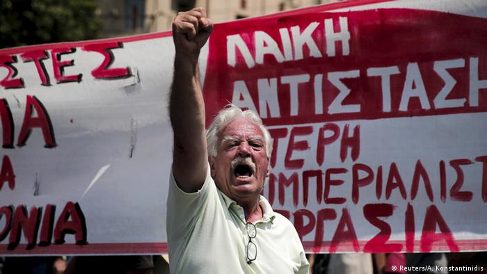 Griechenland Gewerkschaft Demo
