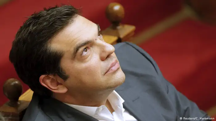 Griechenland Parlament Alexis Tsipras