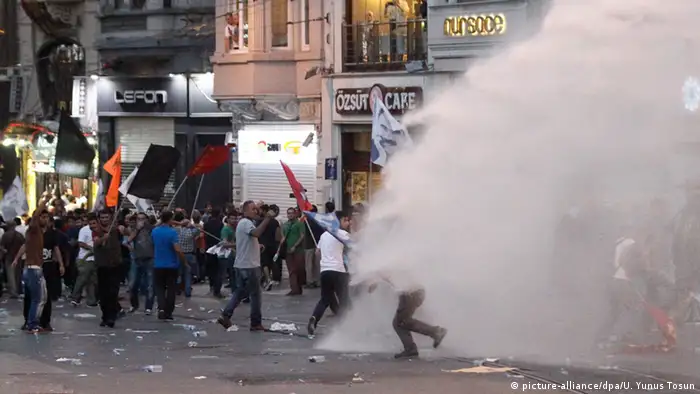 Istanbul, Protest gegen Regierung