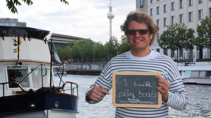 Climate Heroes: Tobias Postulka, Berlin. I build solar boats