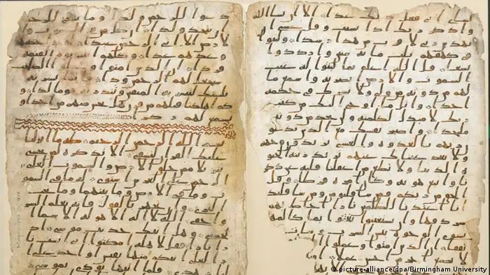 Universität Birmingham - Fund alter Koran-Fragmente