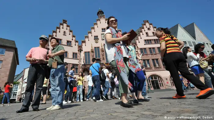 Deutschland Frankfurt am Main chinesische Touristen
