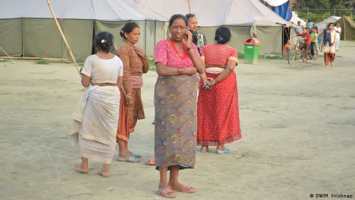 Nepal Kavre Erdbeben Flüchtlingslager