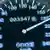 Speedometer showing speed in excess of 180 kph 