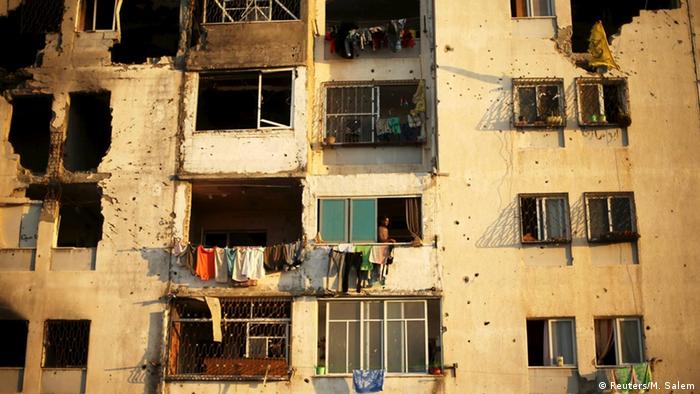 Gaza Zerstörtes Gebäude