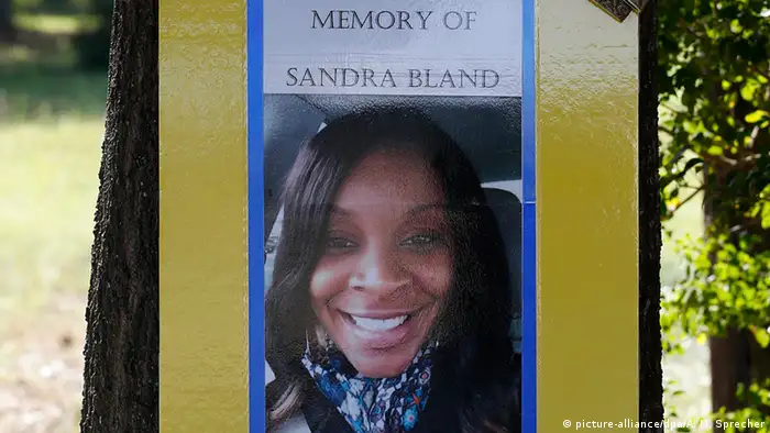 USA Sandra Bland Todesfall in Polizeizelle - Trauer