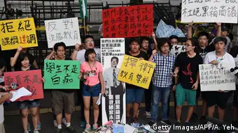 Taiwan Schüler protestieren