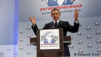 Barack Obama in Kenia beim Global Entrepreneurship Summit