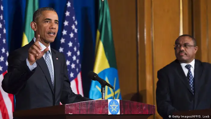 Äthiopien Barack Obama Hailemariam Desalegn PK