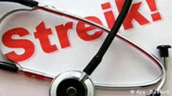 Ärzte Protestwoche in Deutschland Symbolbild