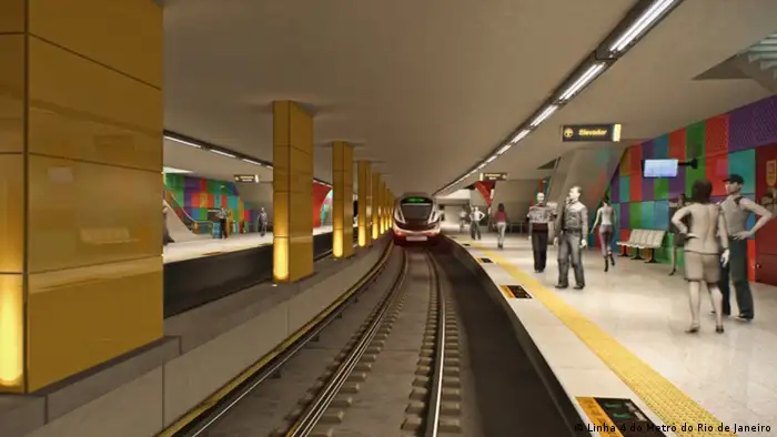 Linie 4 der Metro in Rio de Janeiro