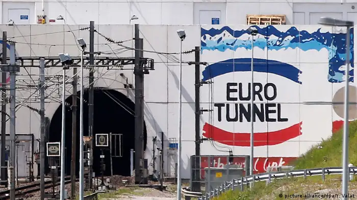 Frankreich Calais Eurotunnel