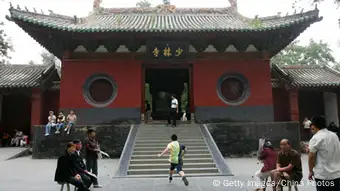 China Mönch Shi Yongxin von den Shaolin Tempeln