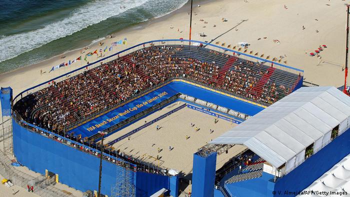 Brasilien Olympische Sommerspiele 2016 in Rio - Spielstätten (Bildergalerie) Copacabana-Stadion