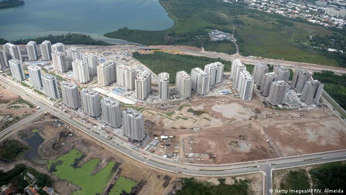 Brasilien Baustelle Olympisches Dorf Rio de Janeiro Foto: ALMEIDA/AFP/Getty Images)