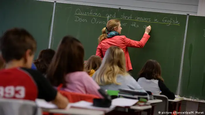 Deutschland Schulklasse in Gymnasium