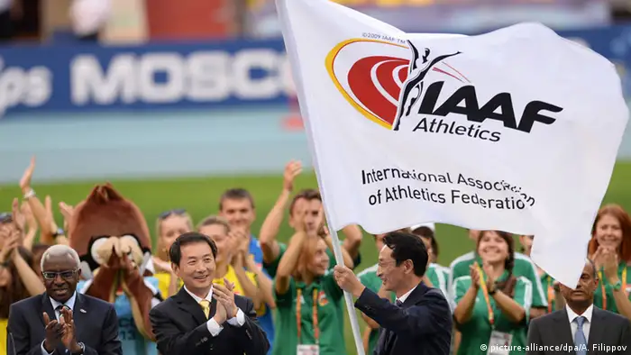 Fahne IAAF Symbolbild