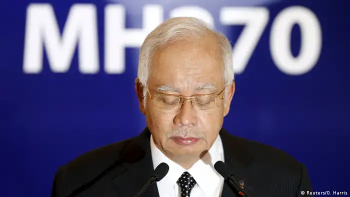 Malaysia PK Trümmerteil MH370 Najib Razak