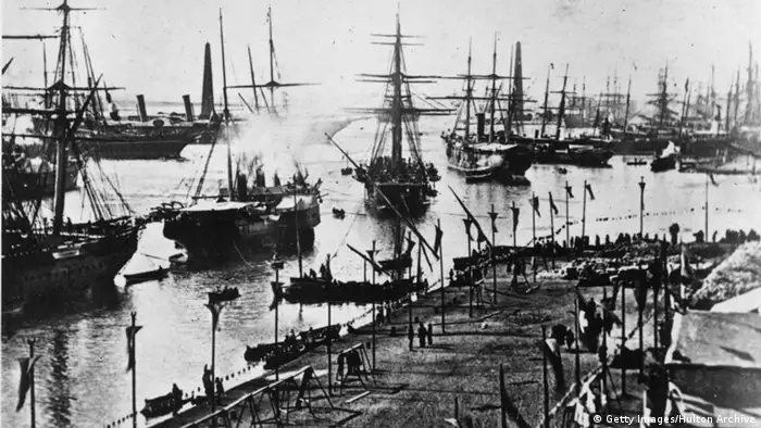 Ägypten Eröffnung Suez Kanal 1869 (Getty Images/Hulton Archive)