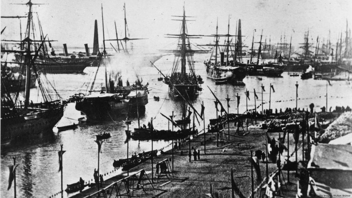 Ägypten Eröffnung Suez Kanal 1869 (Getty Images/Hulton Archive)
