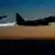 Американские военные самолеты в ночном небе