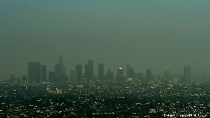 USA Los Angeles Skyline Smog Ozon Umweltverschmutzung