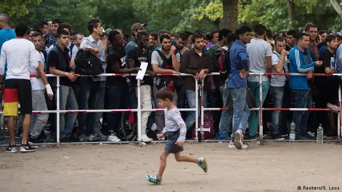 Deutschland Asylsuchende in Berlin
