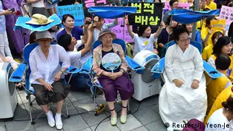 Südkorea Anti-Japan Proteste in Seoul