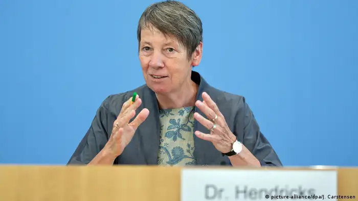 Deutschland Bundesumweltministerin Barbara Hendricks
