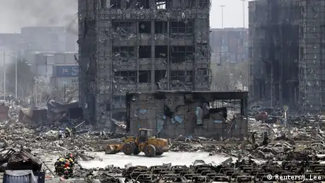 China Explosion in Hafenstadt Tianjin 