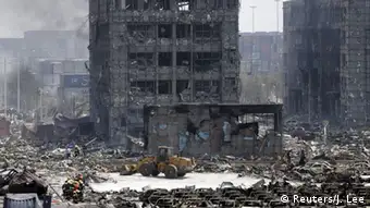 China Explosion in Hafenstadt Tianjin