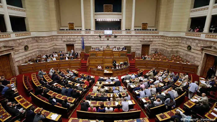 Griechenland Beratung Hilfspaket Parlament