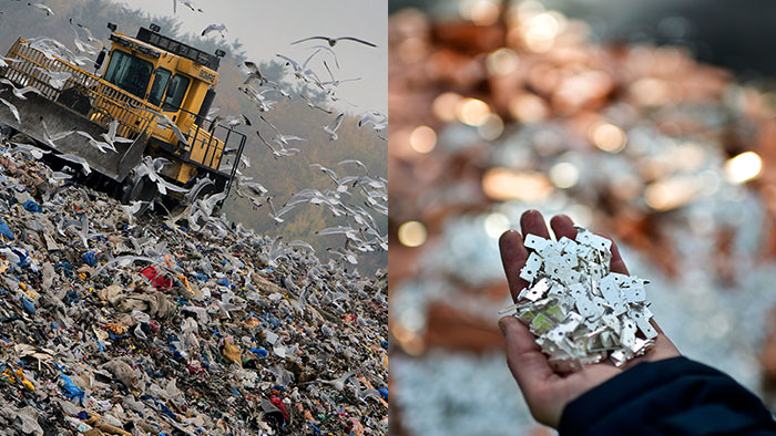 Symbolbild Deutsche Lösungen für Umweltprobleme - Recycling