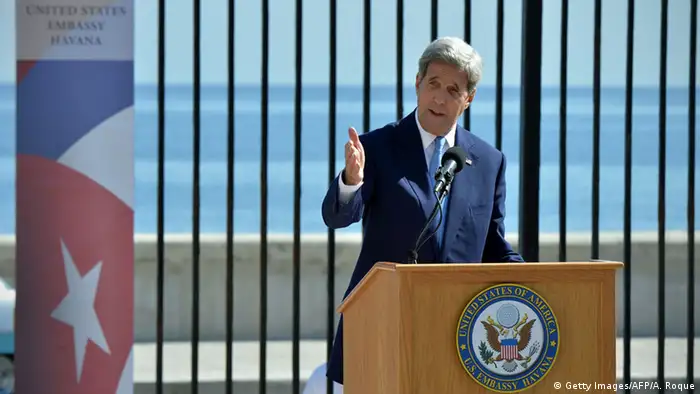 Kuba Havana Wiedereröffnung US-Botschaft Kerry