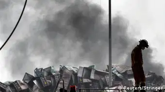 China Tianjin Explosion in Chemie Depot