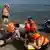Kos Küste Strand Ankunft Flüchtlinge Touristen