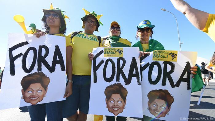 Brasilien Demonstration gegen Regierung Dilma Rousseff