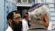 Indien Mitglieder einer jüdischen Gemeinde vor ein Synagoge in Mumbai Indien Mitglieder einer jüdischen Gemeinde vor ein Synagoge in Mumbai