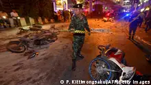曼谷著名旅游景点四面佛附近发生严重爆炸